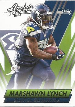 #58 Marshawn Lynch - Seattle Seahawks - 2014 Panini Absolute - Retail Football