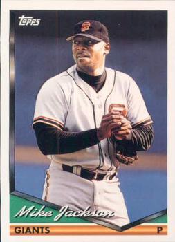 #58 Mike Jackson - San Francisco Giants - 1994 Topps Baseball
