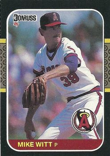 #58 Mike Witt - California Angels - 1987 Donruss Baseball