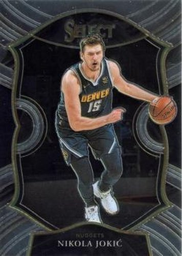 #58 Nikola Jokic - Denver Nuggets - 2020-21 Panini Select Basketball