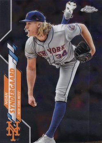 #58 Noah Syndergaard - New York Mets - 2020 Topps Chrome Baseball