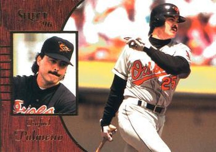 #58 Rafael Palmeiro - Baltimore Orioles - 1996 Select Baseball