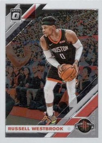 #58 Russell Westbrook - Houston Rockets - 2019-20 Donruss Optic Basketball