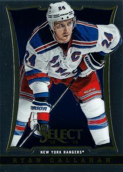 #58 Ryan Callahan - New York Rangers - 2013-14 Panini Select Hockey