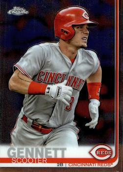 #58 Scooter Gennett - Cincinnati Reds - 2019 Topps Chrome Baseball