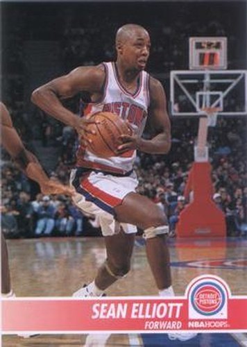 #58 Sean Elliott - Detroit Pistons - 1994-95 Hoops Basketball
