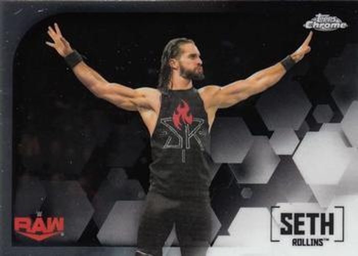 #58 Seth Rollins - 2020 Topps WWE Chrome Wrestling