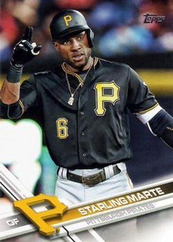 #58 Starling Marte - Pittsburgh Pirates - 2017 Topps Baseball