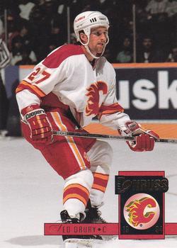 #58 Ted Drury - Calgary Flames - 1993-94 Donruss Hockey