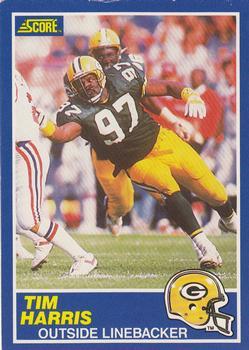 #58 Tim Harris - Green Bay Packers - 1989 Score Football