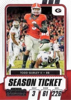 #58 Todd Gurley II - Georgia Bulldogs - 2021 Panini Contenders Draft Picks Football