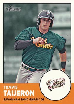 #58 Travis Taijeron - Savannah Sand Gnats - 2012 Topps Heritage Minor League Baseball