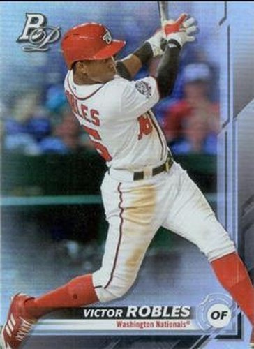 #58 Victor Robles - Washington Nationals - 2019 Bowman Platinum Baseball
