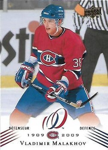 #58 Vladimir Malakhov - Montreal Canadiens - 2008-09 Upper Deck Montreal Canadiens Centennial Hockey