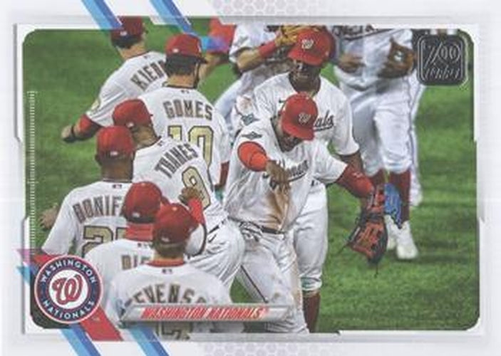 #58 Washington Nationals - Washington Nationals - 2021 Topps Baseball