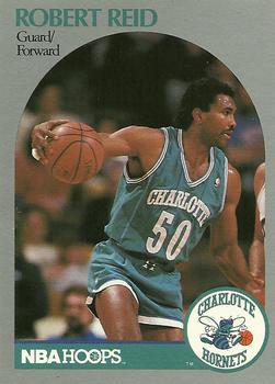 #58 Robert Reid - Charlotte Hornets - 1990-91 Hoops Basketball