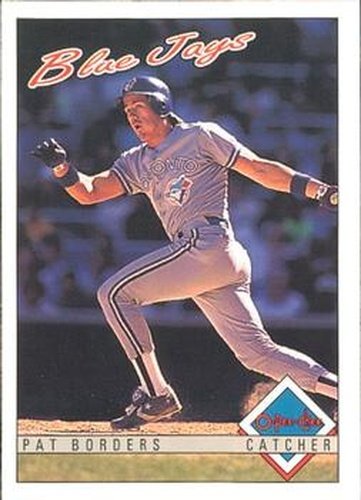 #58 Pat Borders - Toronto Blue Jays - 1993 O-Pee-Chee Baseball