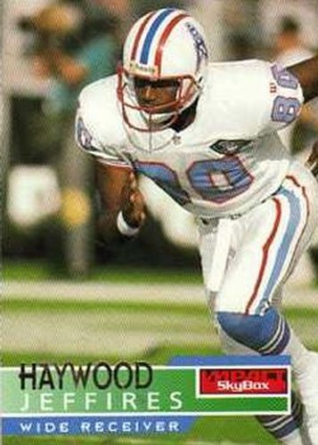 #58 Haywood Jeffires - Houston Oilers - 1995 SkyBox Impact Football