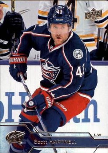 #58 Scott Hartnell - Columbus Blue Jackets - 2016-17 Upper Deck Hockey