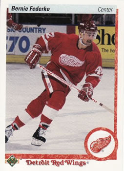 #58 Bernie Federko - Detroit Red Wings - 1990-91 Upper Deck Hockey