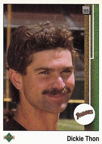 #258 Dickie Thon - San Diego Padres - 1989 Upper Deck Baseball