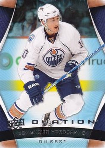 #58 Shawn Horcoff - Edmonton Oilers - 2009-10 Upper Deck Ovation Hockey