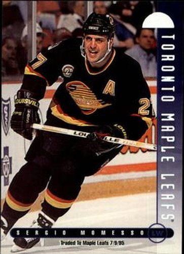 #58 Sergio Momesso - Toronto Maple Leafs - 1995-96 Leaf Hockey