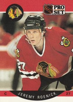 #58 Jeremy Roenick - Chicago Blackhawks - 1990-91 Pro Set Hockey