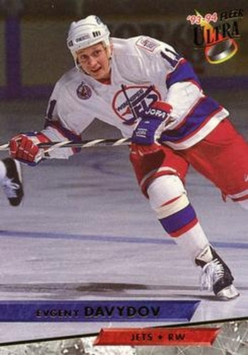 #58 Evgeny Davydov - Winnipeg Jets - 1993-94 Ultra Hockey