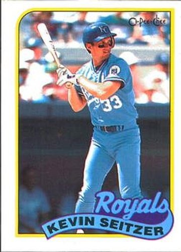 #58 Kevin Seitzer - Kansas City Royals - 1989 O-Pee-Chee Baseball