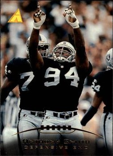 #58 Anthony Smith - Oakland Raiders - 1995 Pinnacle Football