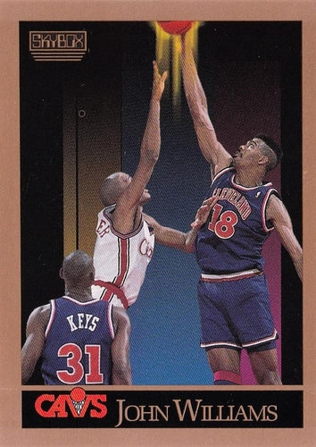 #58 John Williams - Cleveland Cavaliers - 1990-91 SkyBox Basketball