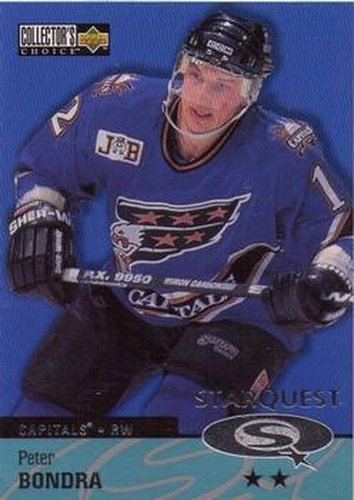 #SQ58 Peter Bondra - Washington Capitals - 1997-98 Collector's Choice Hockey - StarQuest