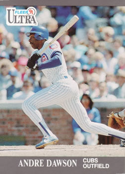 #58 Andre Dawson - Chicago Cubs - 1991 Ultra Baseball