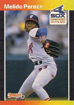 #58 Melido Perez - Chicago White Sox - 1989 Donruss Baseball