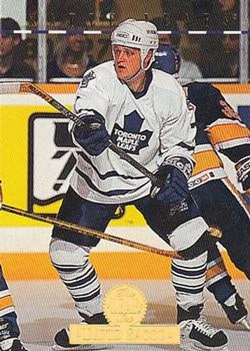 #58 David Sacco - Toronto Maple Leafs - 1994-95 Leaf Hockey