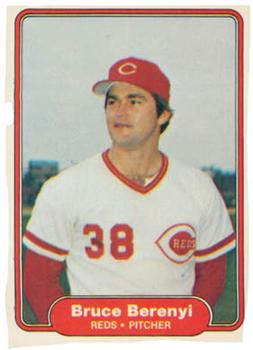 #58 Bruce Berenyi - Cincinnati Reds - 1982 Fleer Baseball