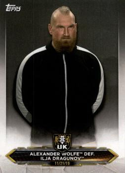 #58 Alexander Wolfe / Ilja Dragunov - 2020 Topps WWE NXT Wrestling