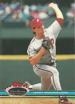 #58 Terry Mulholland - Philadelphia Phillies - 1991 Stadium Club Baseball
