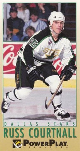 #58 Russ Courtnall - Dallas Stars - 1993-94 Fleer PowerPlay Hockey