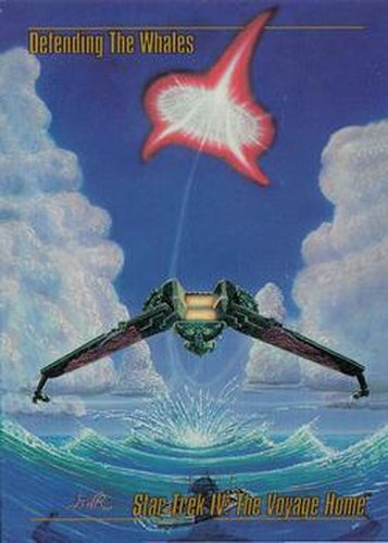 #58 Defending the Whales - 1993 SkyBox Star Trek Master Series