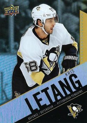 #58 Kris Letang - Pittsburgh Penguins - 2015-16 Upper Deck Tim Hortons Hockey