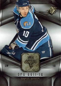 #58 David Booth - Florida Panthers - 2011-12 SPx Hockey
