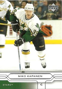 #58 Niko Kapanen - Dallas Stars - 2004-05 Upper Deck Hockey