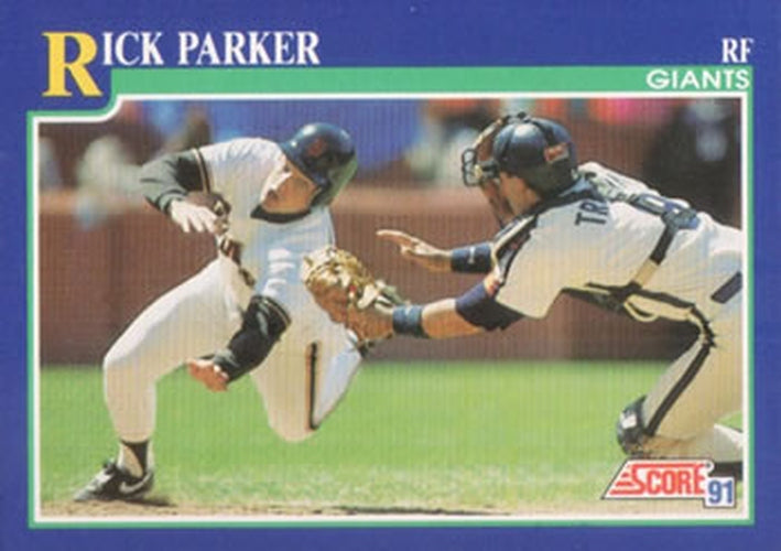 #58 Rick Parker - San Francisco Giants - 1991 Score Baseball