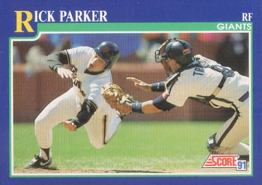 #58 Rick Parker - San Francisco Giants - 1991 Score Baseball