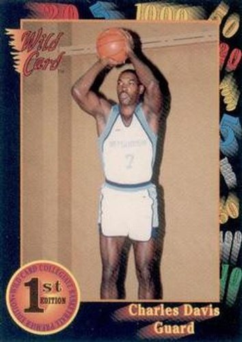 #58 Charles Davis - Vanderbilt Commodores - 1991-92 Wild Card Basketball