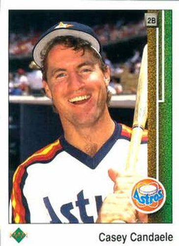#58 Casey Candaele - Houston Astros - 1989 Upper Deck Baseball