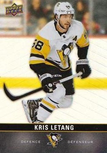 #58 Kris Letang - Pittsburgh Penguins - 2019-20 Upper Deck Tim Hortons Hockey