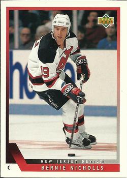 #58 Bernie Nicholls - New Jersey Devils - 1993-94 Upper Deck Hockey